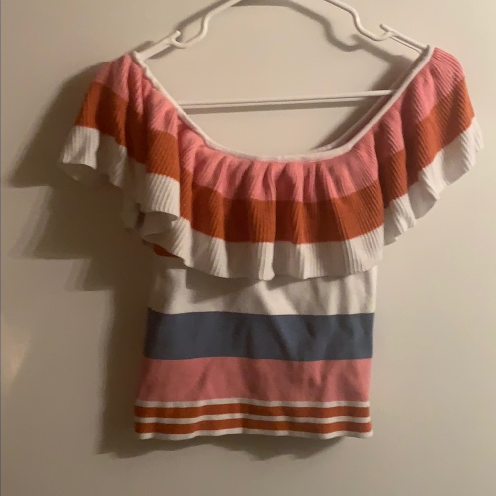 🟢 5/$20 Striped Crop Top
